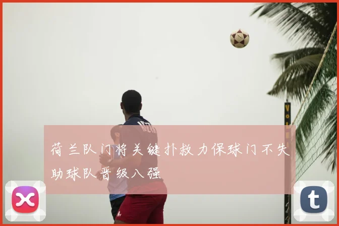 荷兰队门将关键扑救力保球门不失助球队晋级八强