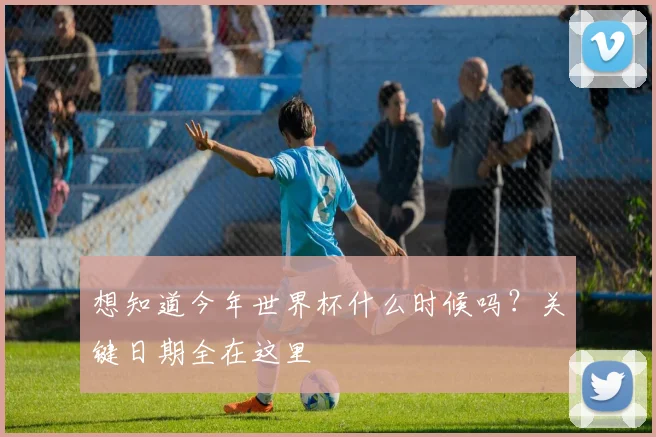 想知道今年世界杯什么时候吗？关键日期全在这里