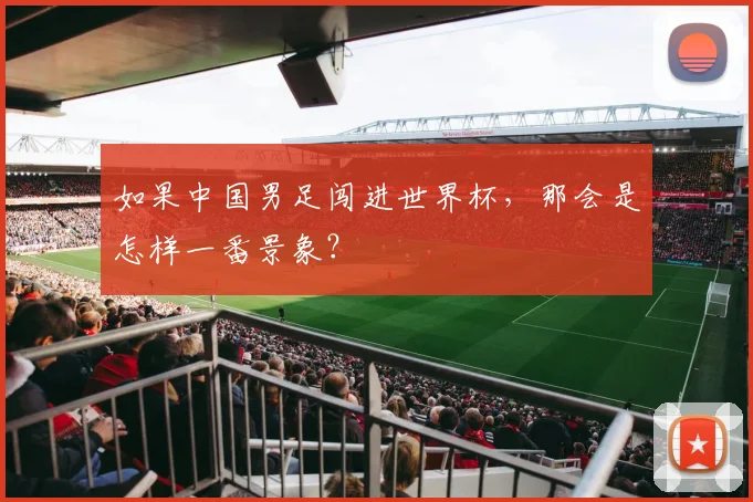 如果中国男足闯进世界杯，那会是怎样一番景象？